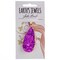 Earth's Jewel 50mm Purple Semi-Precious Agate Teardrop Pendant